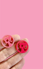 Chica fashion botones ideales para pulseras elásticas/ 10 Piezas, 40mm