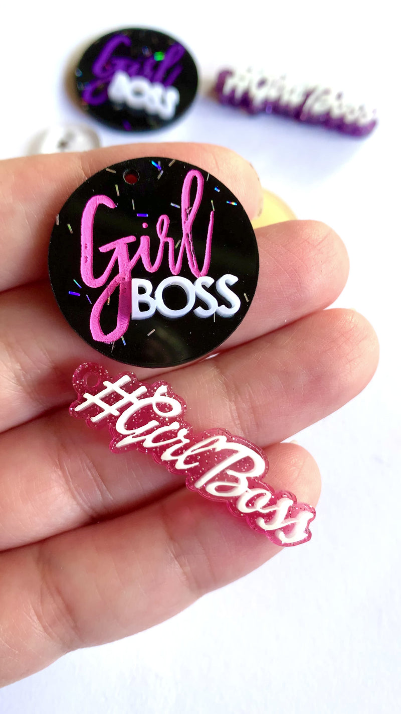 Girl Boss, 6 piezas, 30-40mm (1.2-1.7pulgadas)