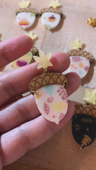 Bellota fall autumn leaves 3 parts / 30 Pieces