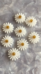 Daisy Flower Connector two layers / 10 Pieces, 20mm