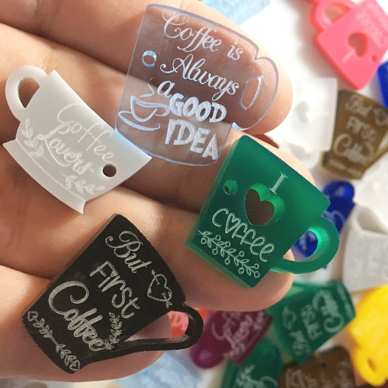 Coffee lover cups / 12 pieces, 25mm
