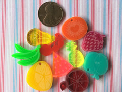 Fruit Charms / 10 Pieces, 20mm
