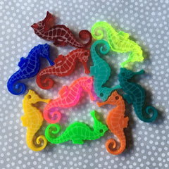 Seahorse Charms / 10 Pieces, 30mm