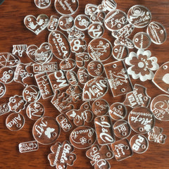 Custom jewelry tags (10mm / 0.4
