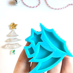 Christmas tree silicone mold / Molde de silicón de árbol de navidad