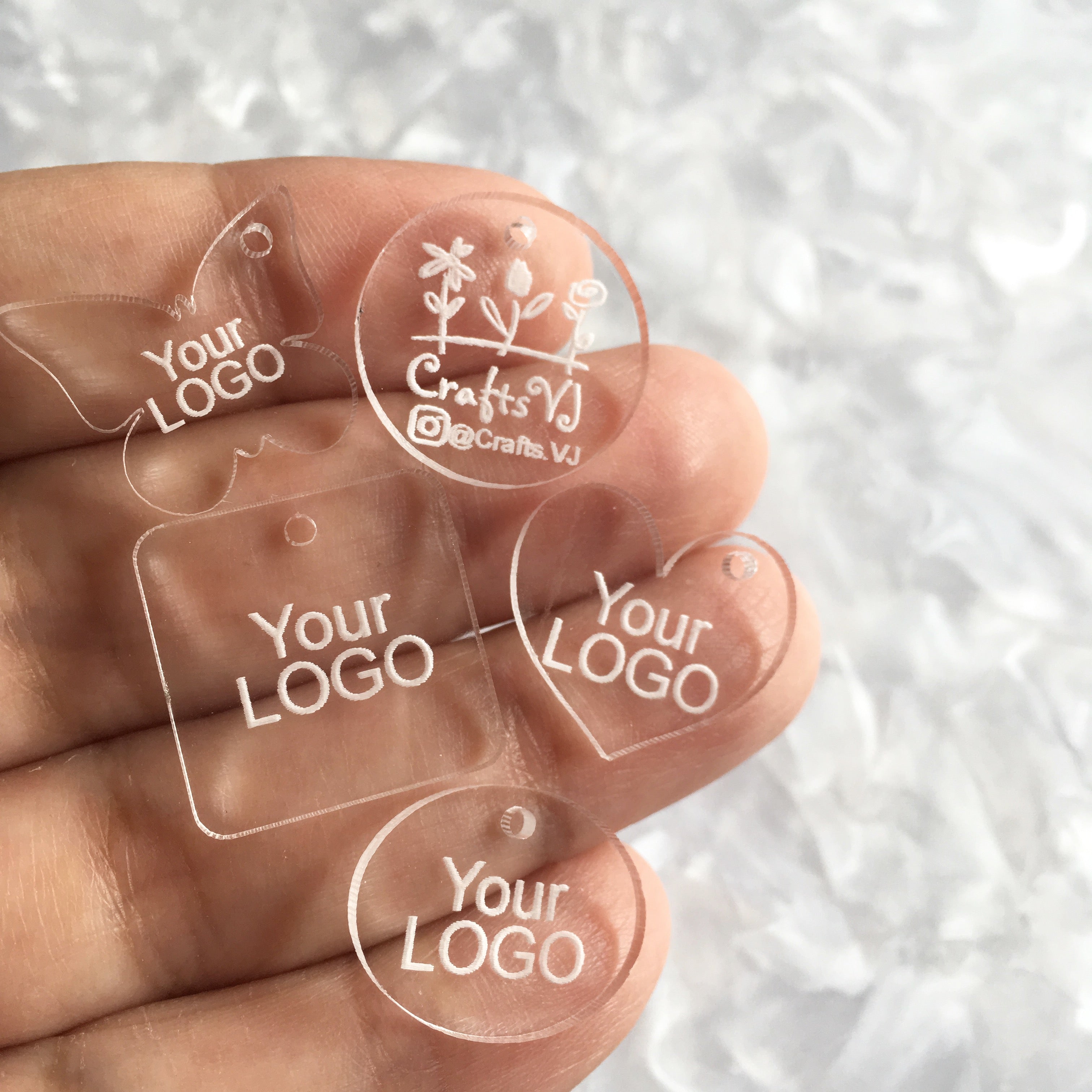 Custom jewelry tags (20mm/0.8)