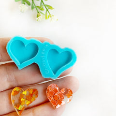 Hearts silicone mold / Molde de silicón de corazones