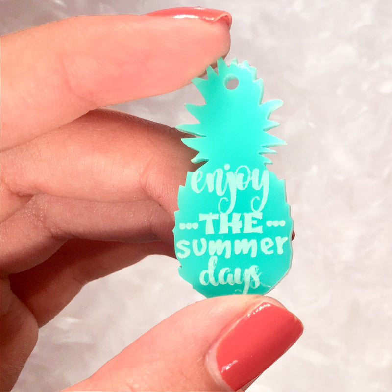 Summer Pineapples / 10 Pieces, 40mm