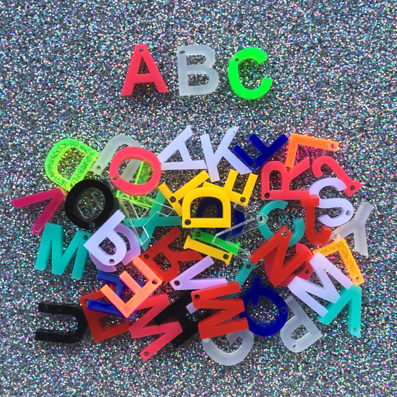 Alphabet Letters - WHOLE ALPHABET / 50 letters, 13mm