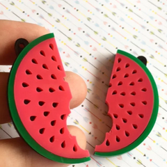 Watermelons for earrings / 12 Pieces, 50mm